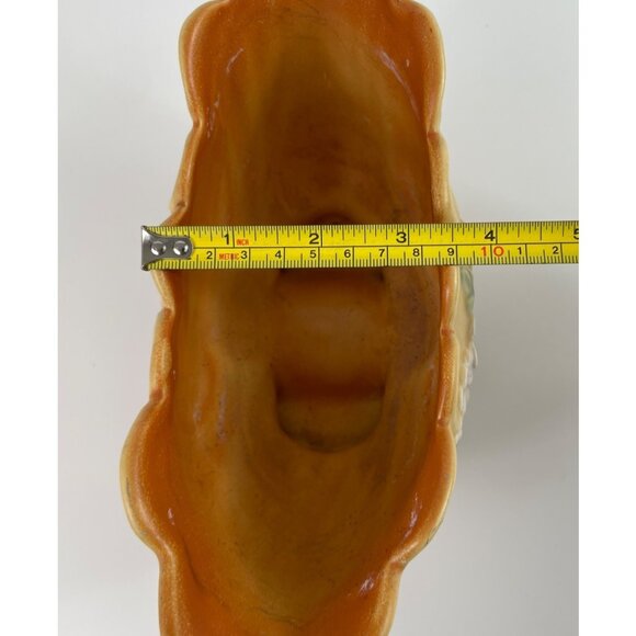 Weller Pottery Roba Footed Planter Bowl With Floral Design & Scalloped Edge - Picture 8 of 12